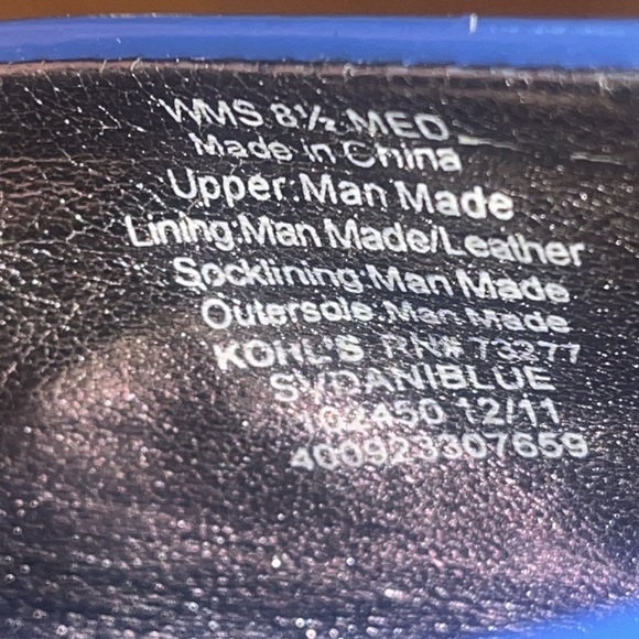 Simply Vera Vera Wang | Cobalt Blue Lime Green Platform Pump Heels 8.5 - Picture 10 of 10